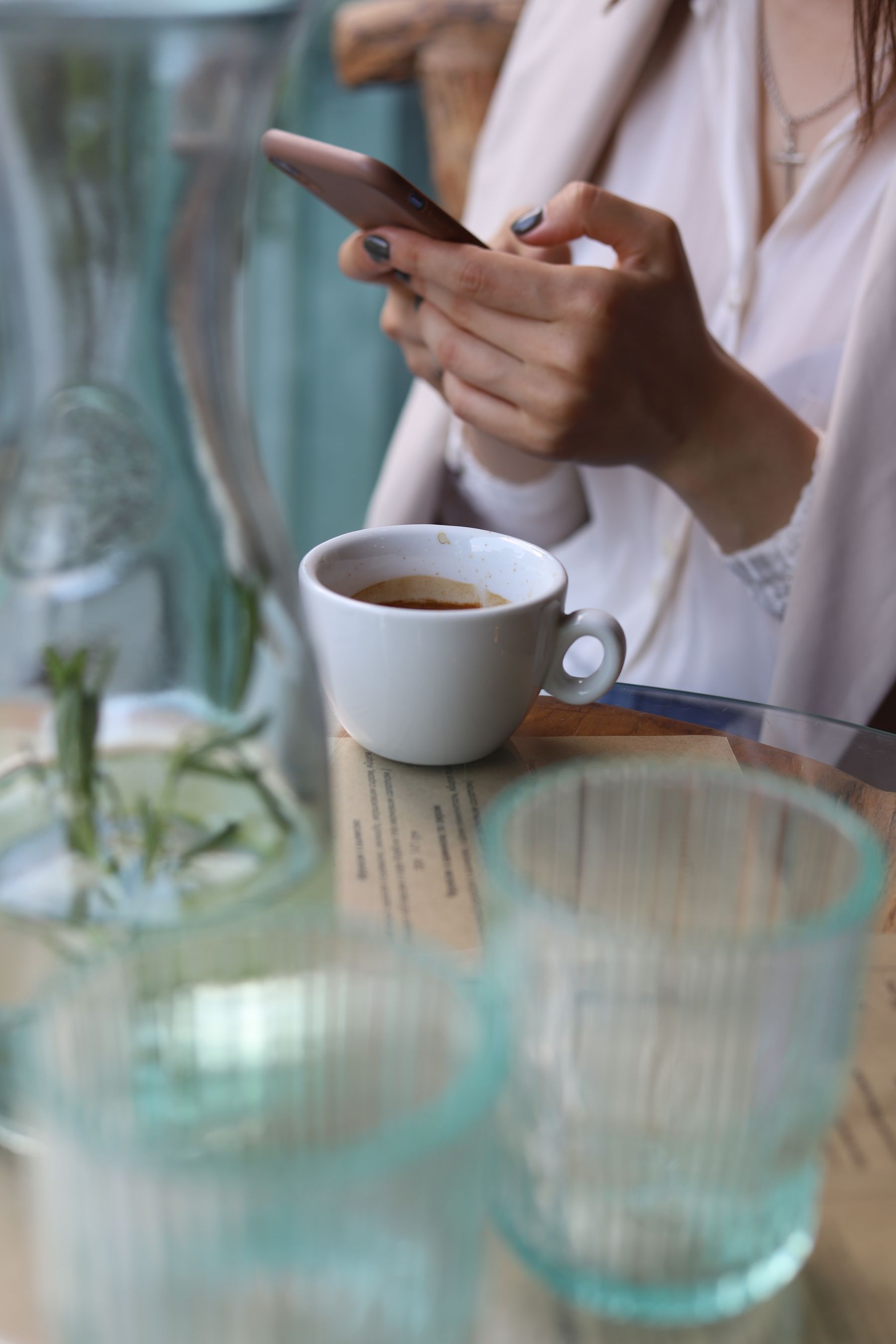 Bestellung am Smartphone